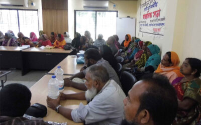 A team of DFID and MJF has visited Uttaran’s activities