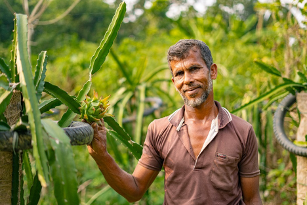 “A New Beginning: How Md. Mosharaf Hossain Found Success in Dragon Fruit Cultivation”